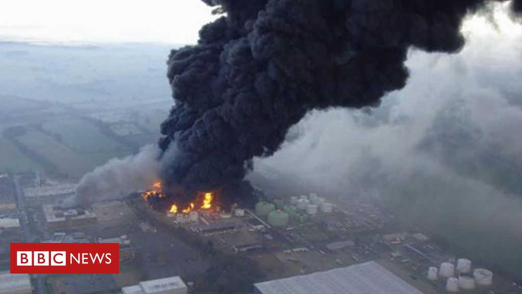 Buncefield Explosion 11 December 2005 - the largest UK explosion since WW2